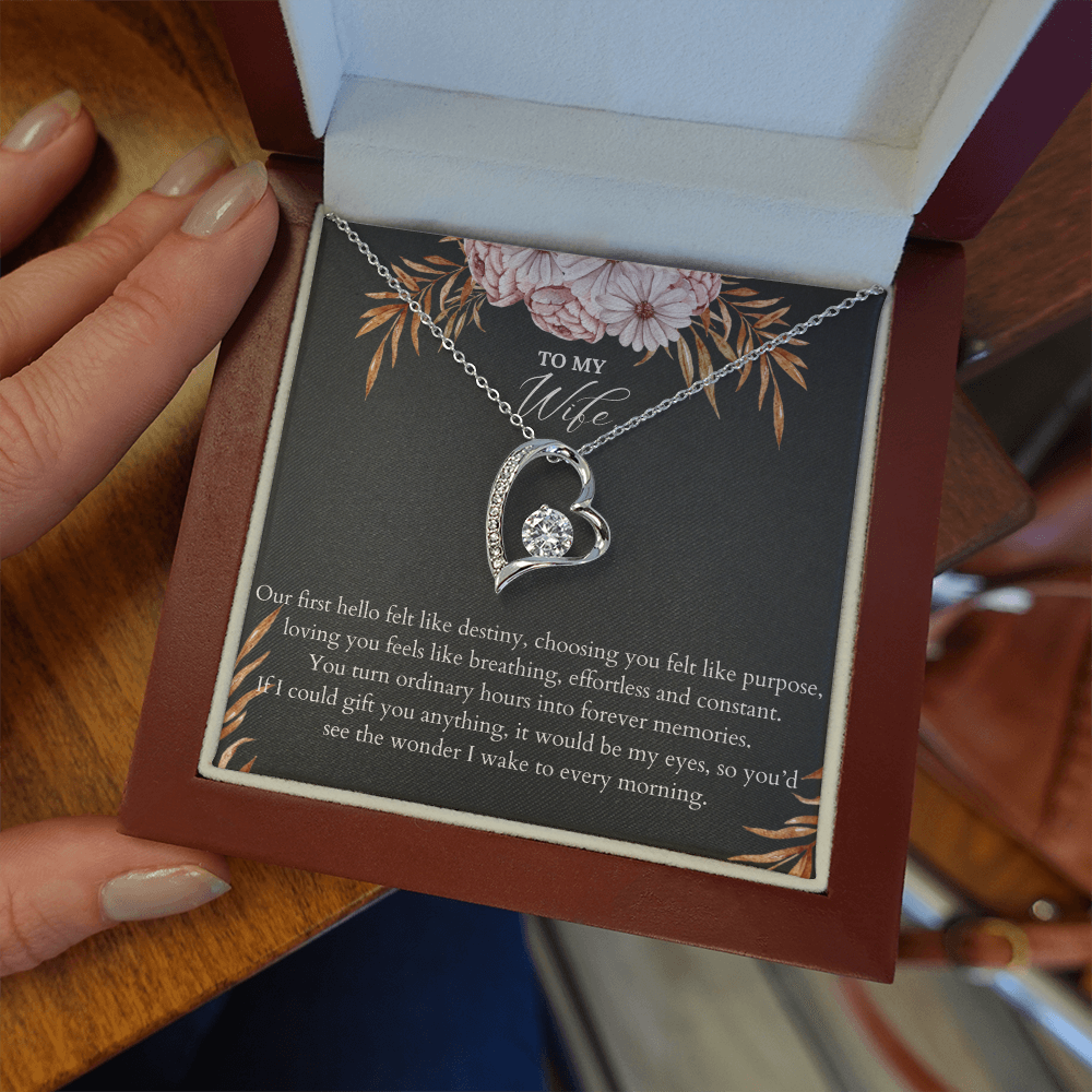 First Hello Necklace