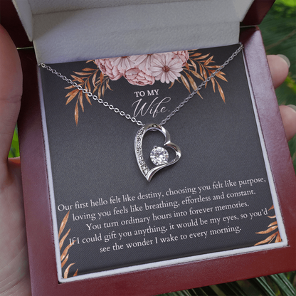 First Hello Necklace