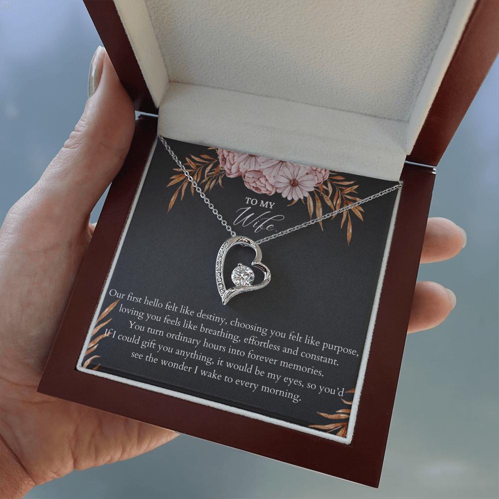 First Hello Necklace