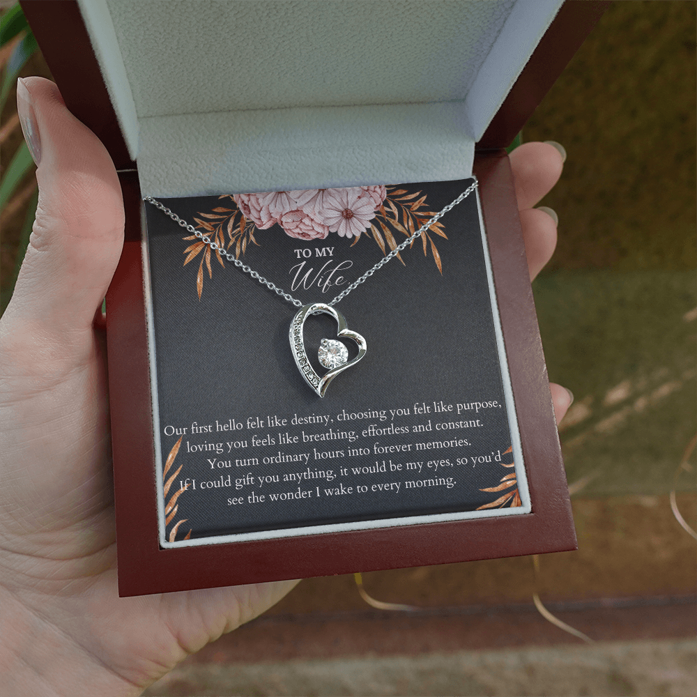 First Hello Necklace