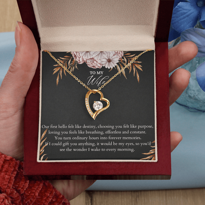 First Hello Necklace