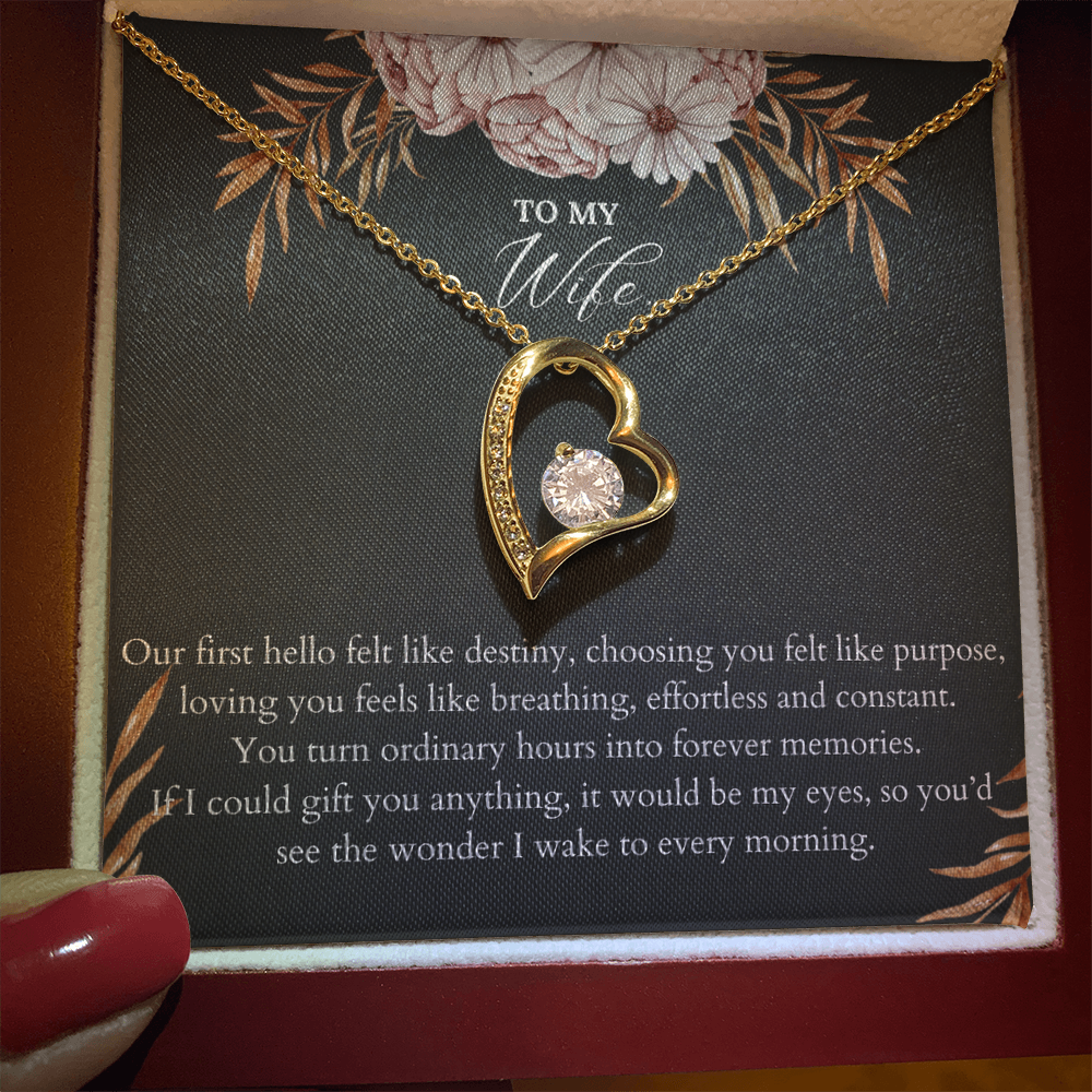 First Hello Necklace