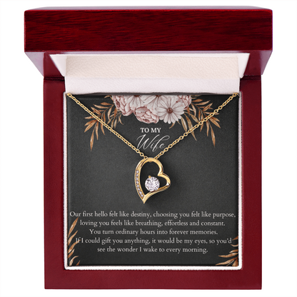 First Hello Necklace