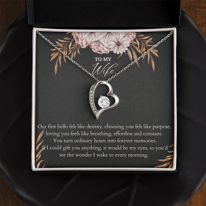 First Hello Necklace