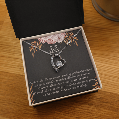 First Hello Necklace