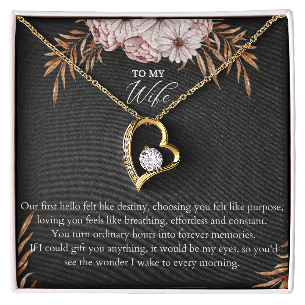 First Hello Necklace