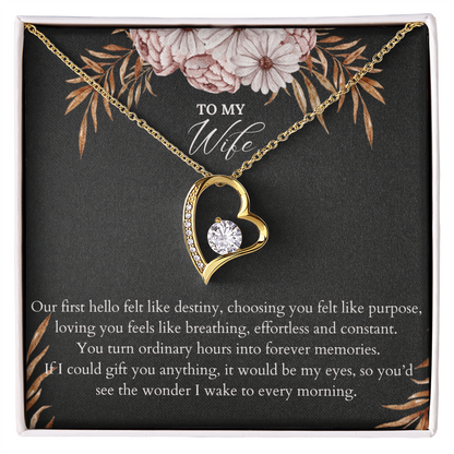 First Hello Necklace