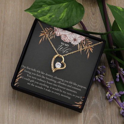 First Hello Necklace