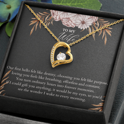 First Hello Necklace