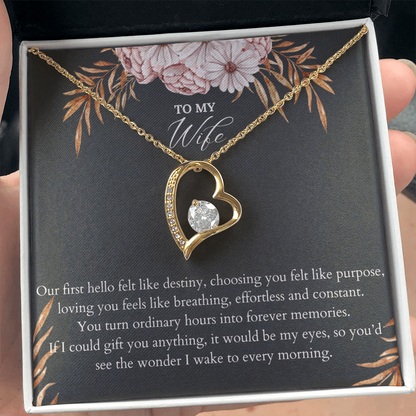 First Hello Necklace